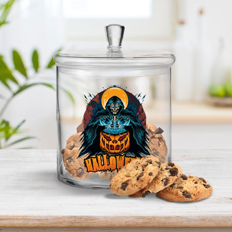 Leonardo Keksglas mit UV-Druck - Halloween Reaper Design