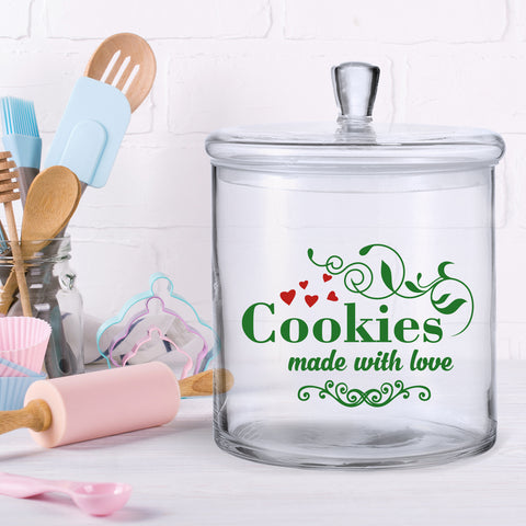 Leonardo Keksglas mit UV-Druck - Cookies made with Love