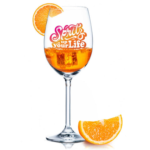 Leonardo Weinglas mit UV-Druck - "Spritz up your Life"