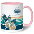 Bedruckte Tasse mit Aperol Spritz Motiv - Holy Aperoli - Aperol Geschenk für Frauen und Männer