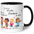 Bedruckte Tasse mit Spruch für Erzieher/in zum Abschied