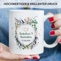 Bedruckte Tasse mit Motiv "Flower Wedding"