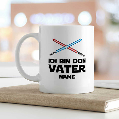 Bedruckte Tasse mit Spruch - Ich bin dein Vater