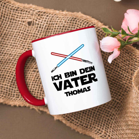 Bedruckte Tasse mit Spruch - Ich bin dein Vater