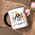 Bedruckte Tasse mit Spruch - Abi 2024 - Personalisiert mit Namen