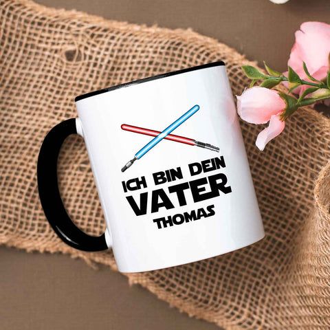 Bedruckte Tasse mit Spruch - Ich bin dein Vater