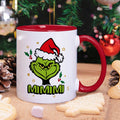 Bedruckte Tasse mit Weihnachtsmotiv im Grinch MiMiMi Design