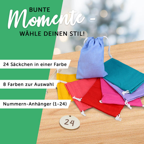 Personalisierter Adventskalender aus Holz mit Druckmotiv & Namen - Lebkuchen