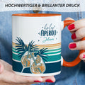 Bedruckte Tasse mit Aperol Spritz Motiv - Holy Aperoli - Aperol Geschenk für Frauen und Männer