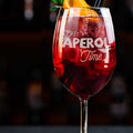 Leonardo Weinglas mit Gravur "It's Aperol Time" Design