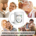 Bedruckte Tasse mit Motiv "Flower Wedding"