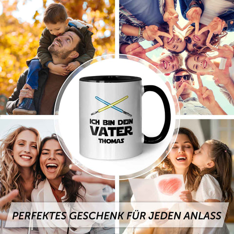 Bedruckte Tasse mit Spruch - Ich bin dein Vater