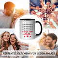 Bedruckte Tasse mit Spruch - Ich rege mich nicht auf