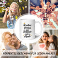 Bedruckte Tasse mit Spruch Rentner/Rentnerin 2024