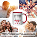 Bedruckte Tasse mit Spruch - Ich rege mich nicht auf