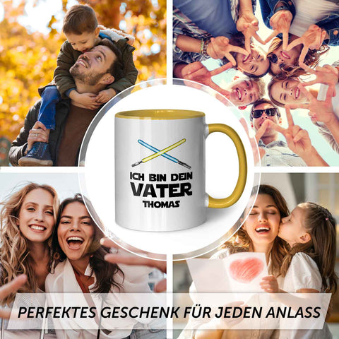 Bedruckte Tasse mit Spruch - Ich bin dein Vater