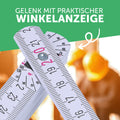 Zollstock 2 Meter mit Gravur - Finger Weg! - Personalisiert mit Namen