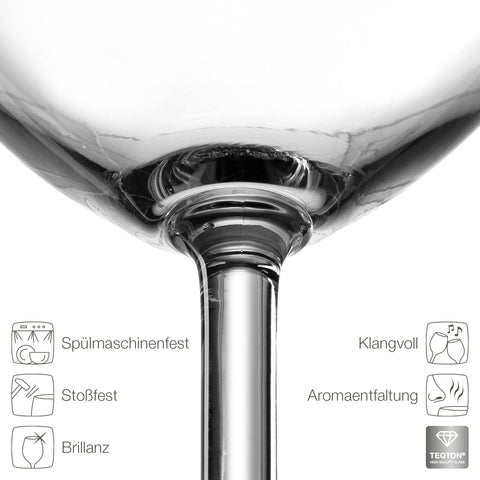 Leonardo Weinglas mit UV-Druck "Komm mach den Wein auf"