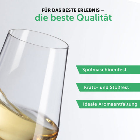 Leonardo Weinglas mit Gravur - "It's Wine Time" mit Wunschname