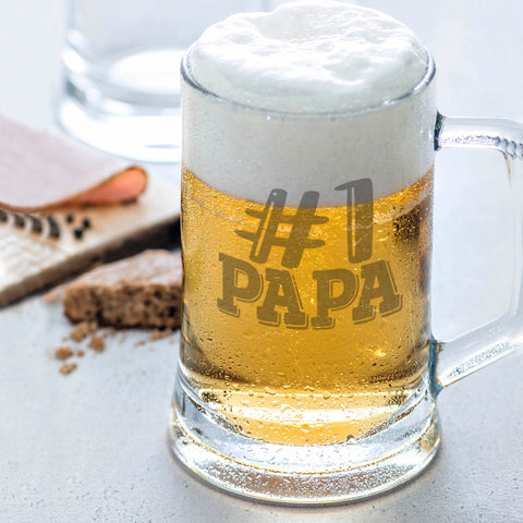 Montana Bierkrug mit Gravur "#1 Papa"