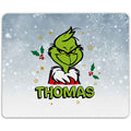 Bedrucktes Mousepad - Grinch mit Namen