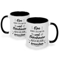 Bedruckte Tasse mit Spruch Heldenhafte Großeltern