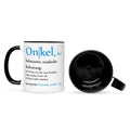 Bedruckte Tasse mit Spruch Onkel Definition