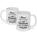 Bedruckte Tasse mit Spruch Heldenhafte Großeltern