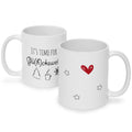 Bedruckte Tasse mit Weihnachtsmotiv - Its time for Glühckswein