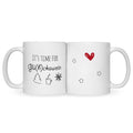 Bedruckte Tasse mit Weihnachtsmotiv - Its time for Glühckswein