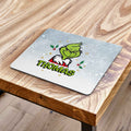 Bedrucktes Mousepad - Grinch mit Namen