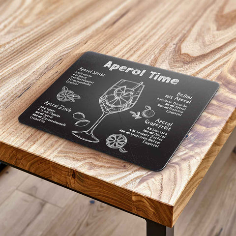 Bedrucktes Mousepad - Aperol Time Rezepte