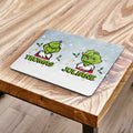 Bedrucktes Mousepad - Grinch mit Namen