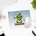 Bedrucktes Mousepad - Grinch mit Namen