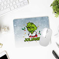 Bedrucktes Mousepad - Grinch mit Namen