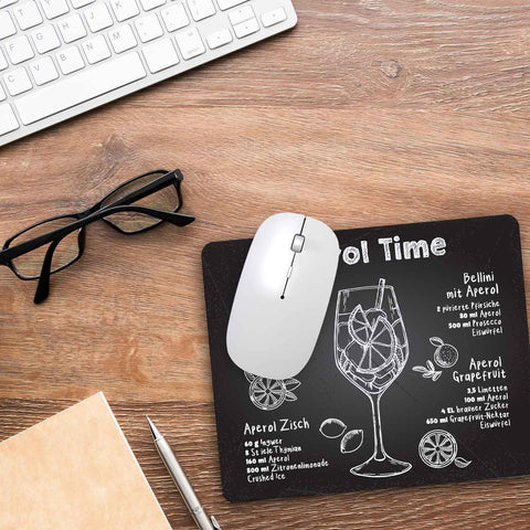 Bedrucktes Mousepad - Aperol Time Rezepte