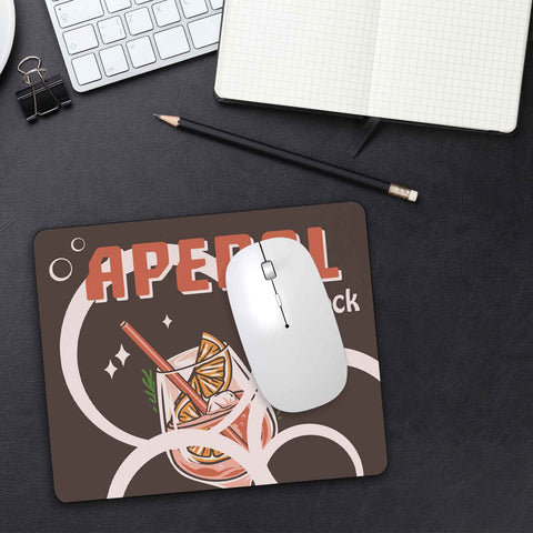 Bedrucktes Mousepad - Aperol o' Clock