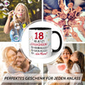 Bedruckte Tasse - Ab jetzt erwachsen 18