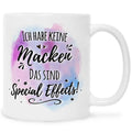 Bedruckte Tasse mit Spruch - Ich habe keine Macken