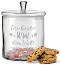 Leonardo Keksglas mit Gravur "Beste Mama der Welt"