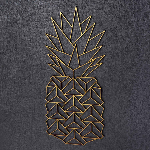 Origami Ananas V2 aus Holz -