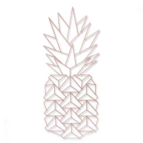 Origami Ananas V2 aus Holz -