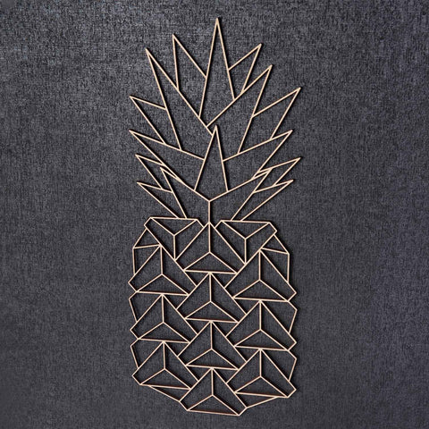 Origami Ananas V2 aus Holz -