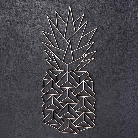 Origami Ananas V2 aus Holz -