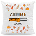 Bedrucktes Kissen mit Spruch Autumn loading