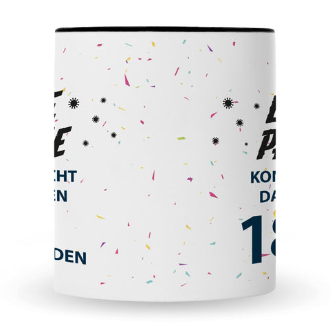 Bedruckte Tasse Pandemie Geburtstag