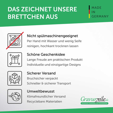 Frühstücksbrettchen "ABC Spanisch Brotzeitbrett"