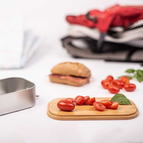 Brotdose mit Deckel für Kinder mit UV-Druck im "Wal" Design