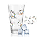 Leonardo Wasserglas mit UV-Druck "Magische Katze"