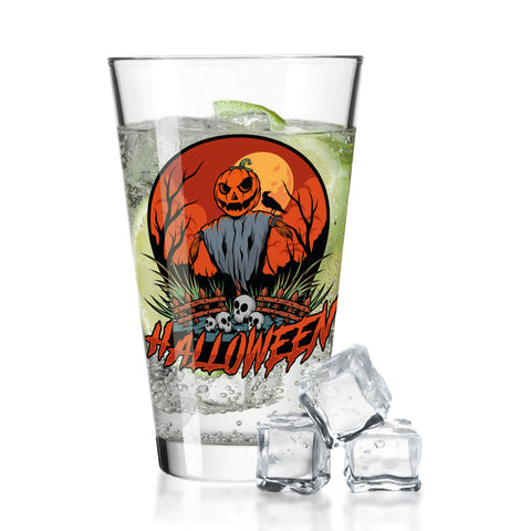 Leonardo Wasserglas mit UV-Druck "Vogelscheuche" für Halloween